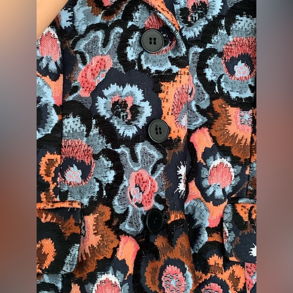 Theory Equestrian blazer in floral jacquard - Picture 8 of 15